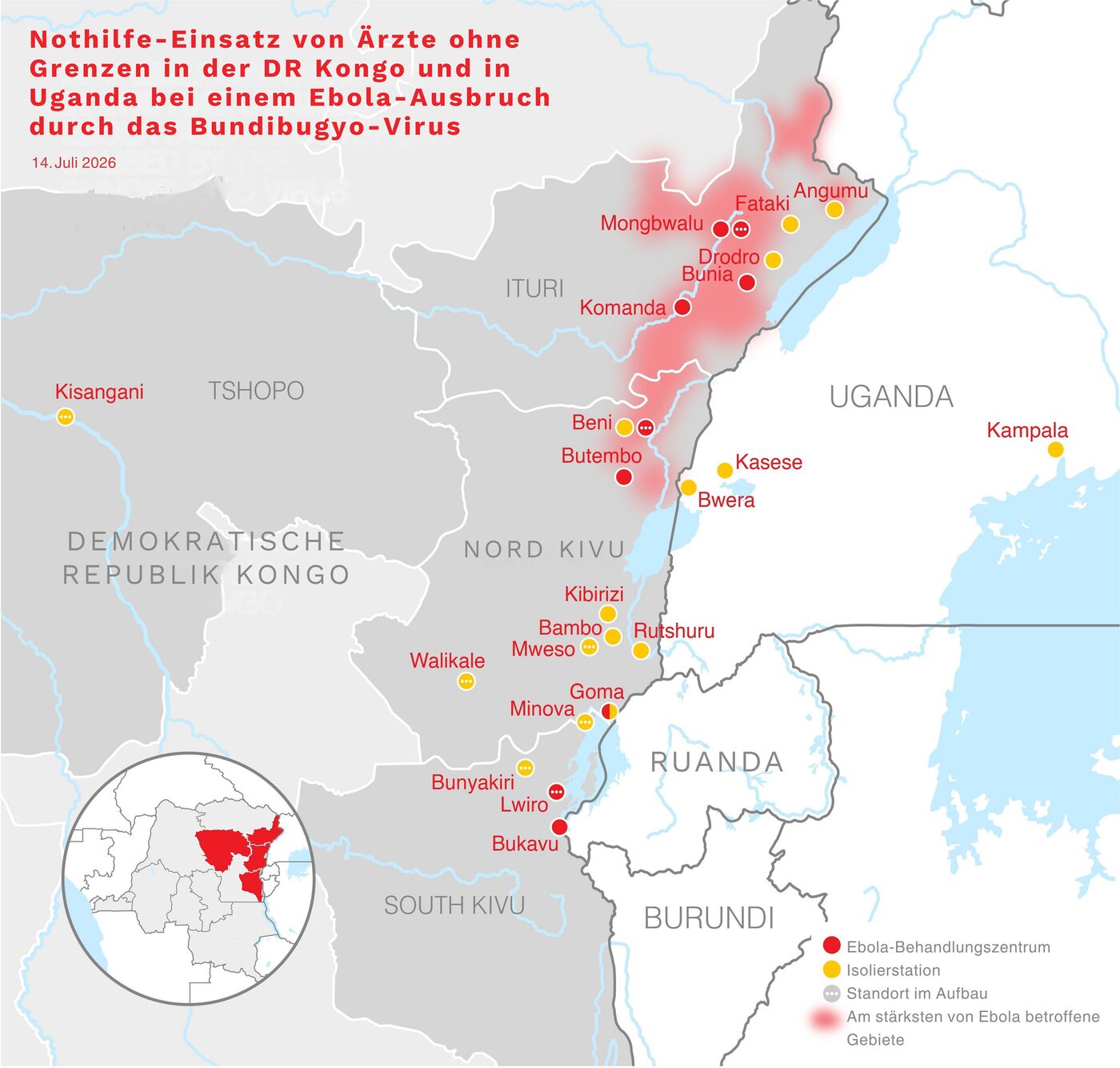 An Ebola emergency response team